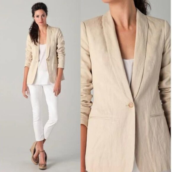 Vince Cream Blazer - Picture 1 of 5